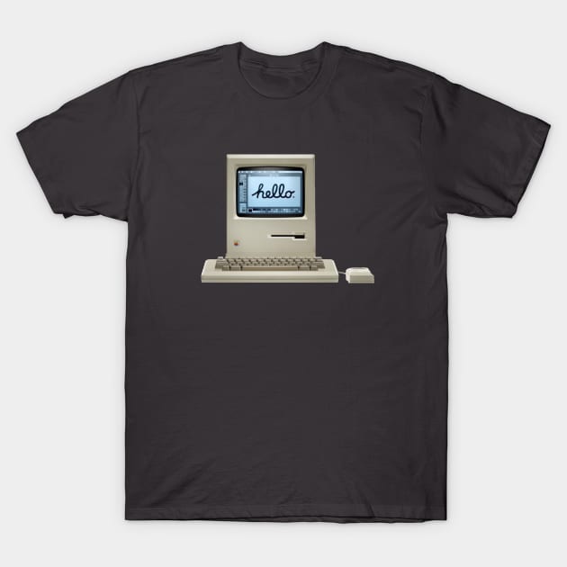 First Apple Macintosh - 1984 T-Shirt by geekers25